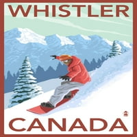 Whistler, Kanada, snowboarder