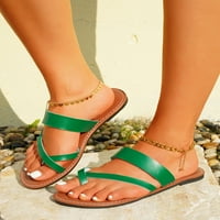 Gomelly Dame slajdova plaža ravne sandale poprečni remen klizne sandalne lagane cipele unutarnje vanjsko