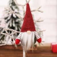 Bezlična plišana igračka santa claus igračka Xmas Drvo viseći privjesak na domaćem dekor poklon