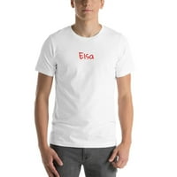 Nedefinirani pokloni XL rukom napisani ELSA kratki pamučni majica s kratkim rukavima