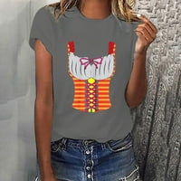 Lydiaunistar Žene vrhovi čišćenje Žene Crewneck Oktoberfest Ispiši majice Modne udobne ženske bluze