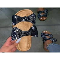 Nove ženske ljetne klizače Dame klizne na ravnim oblikovanim slajdovima Mule sandale veličine