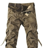 Znojeće hlače za muškarce čišćenje Muška labava multi-džepa oprane kombinezone na otvorenim pantalonama