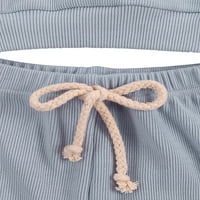 Listenwind novorođenčad dječje dječake odjeću setovi čvrsti pulover dugih rukava dukseri na vrhu pantalone