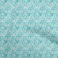Onuone poliester Lycra tirkizna plava tkanina ostavlja tkaninu za šivanje tiskane pločice od strane