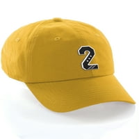 Daxton 3D prilagođeni abecedi AZ PISMO brojevi Početni bejzbol tata šešira - crna, slovo s
