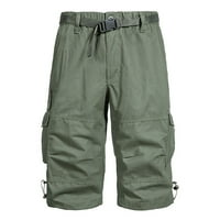 Jsaierl Teretne kratke hlače za muškarce plus veličine Radne kratke hlače s višestrukim džepom pet komada