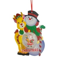 GiyBlacko božićni ukrasi božićni ukrasi Božićni jelen Snowman Creative Ball Božićni privjesak ukrasi