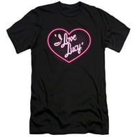 Love Lucy - Neon Logo - Premium Slim Fit Majica kratke rukave - mala