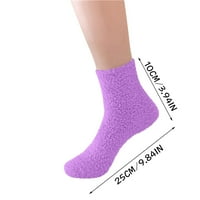 Držite svoje prste tostike, sve-sezonske opcije čarape Žene nejasne ugodne papučane čarape toplo meka