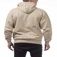 Probudni muški pulover teške kapuljačom, maroon, 4xl
