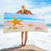 Pokloni za žene ručnik za plažu od mikrovlakana super lagana šarena kupatila ručnik s peskama bez plaže