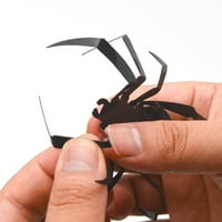 3D Halloween Pet Bat Spider zidne naljepnice Garaža ukras Plastična zidna naljepnica
