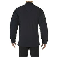 5. Radna oprema Rapidna majica s dugim rukavima, poli pamučna ripstop, džepovi za rame, tamna mornarica,