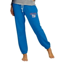 Ženski pojmovi Sport Royal New York Giants Mainstream pletene jogger hlače