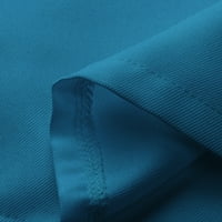 Ženski kratki rukav V-izrez V-izrez Radne majice Plavi XXXL