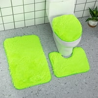 Cleance 3-komadni kupatilo tepih, super mekani non klizač za kade i apsorpciju meta za kupatilo, kupatilo