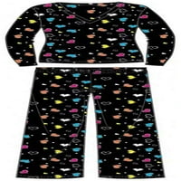 Donna l'Oren Ženski runo Pajamas Podesite prirodu Coral ili Micro Fleece Warm Plus