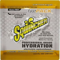Grof Sqwincher FastPack Narančasta djelatnost Pijte paketi za tečnost