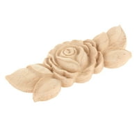 Rezbari naljepnica, onlay ruža en figurice balne na drvenu rezbarene aplikacije za ormar za ormar za