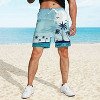 Muški kuhanje kupaćih kratkih kratkih hlača sa mrežastih kratkih hlača na plaži