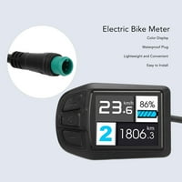 Električni zaslon za bicikle, ABS lagani podaci za prikaz električnog bicikla LCD metar za pretvorbu
