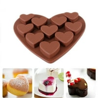 Čokoladni kalupi vole silikonske kalupe u obliku srca u obliku čokoladnog kalupa