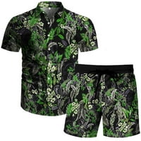 CLlios Havajske košulje za muškarce Clearians, Ležerne prilike za kalupljenje kariranja Kardigan Ispis