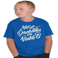Obuče o autizmu Omladinska majica Majica Tees Thirt za djecu Nisu sva invaliditeta održiva