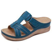 Ženske ortopedske cipele Otvorene nožne sandale dame platforme papuče ljetna plaža gumena mekani potplat