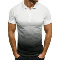 Polo majice za muškarce casual kratki rukav klasični fit vlagu-wicking performanse golf košulje u boji