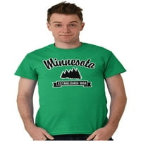 Minnesota Slatka borova sivenir Muška grafička majica Tees Brisco Brends 3x
