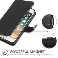 Kožni novčanik magnetski flip futrola sa poklopcem za remen i nalozi za iPhone Plus