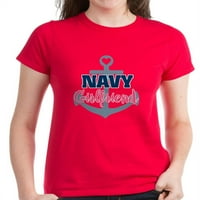 Cafepress - Američka mornarica - Ženska tamna majica