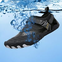 Sanwood muškarci prozračne uzvodne cipele čarobna naljepnica plivanja, crna, odrasla osoba, veličine-45