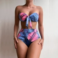 Ersazi Clearence ženska slatka split bikini dvodijelni print plaža kupaći kostimi kupaći kostimi odjeći
