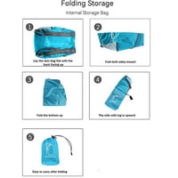 Sklopivi unise Vodootporna torba na otvorenom ruksak prijenosni kamp planinarenje Putujući ruksak za