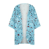 Ljetni kimonos za žene Lagani rukav kardigan za žene kupaći kostimi su slatke vrhove