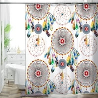 Boemska kupatila zavjesa šarena kreativna boho cvjetna suncokreta prekrasna svijetla poliesterska tkanina