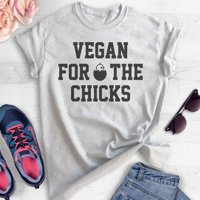 Vegan za majicu pilića, unise ženska muška majica, veganska majica, majica veganstva, pileća košulja,