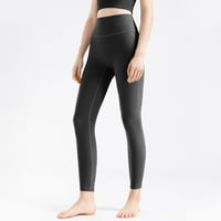 Puawkoer ženske hlače High elastična dizanje sportskih fitnesa visoko struk prekrasne joge hlače yoga