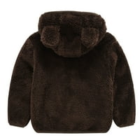 Dojenče i mališani medvjedi uši slatka jakna Čvrsta boja kapuljača za djecu Dječji džemper