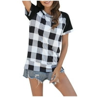 Ljetne majice u inleife kratki rukav ženska krastačka klasična košulja za ispis na majici kratkih rukava