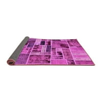 Ahgly Company u zatvorenom kvadratu Patchwork ružičasti prelazne prostirke, 7 'kvadrat