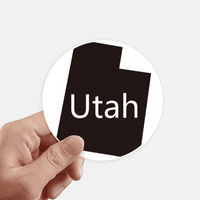 Utah Sjedinjene Američke Države Karta Naljepnica naljepnica okrugli zidni kofer za laptop Laptop Bumper