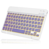 U laganoj ergonomskoj tastaturi sa pozadinom RGB svjetla, višestruki tanak punjiva tipkovnica Bluetooth 5. i 2,4 GHz stabilna priključna tastatura za LG Ultra tabl