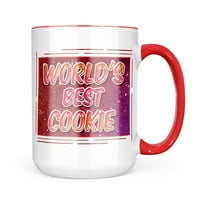 Neonblond Worlds Best Cookie, Happy Starsel krig poklon za ljubitelje čaja za kavu