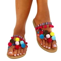 CAICJ platforma sandale Ljetni Gladijator Sandal za žene Open Pletene modne ležerne gumene patentne