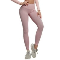 Žene Solid Workging Smješteno na pant Fitness Sportski tekući joga hlače modna mekana labava odjeća