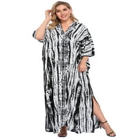 Žene UPF 30+ kaftna haljina Vruća Vrt Dugi Plus Veličina Maxi Swim Prikrijte